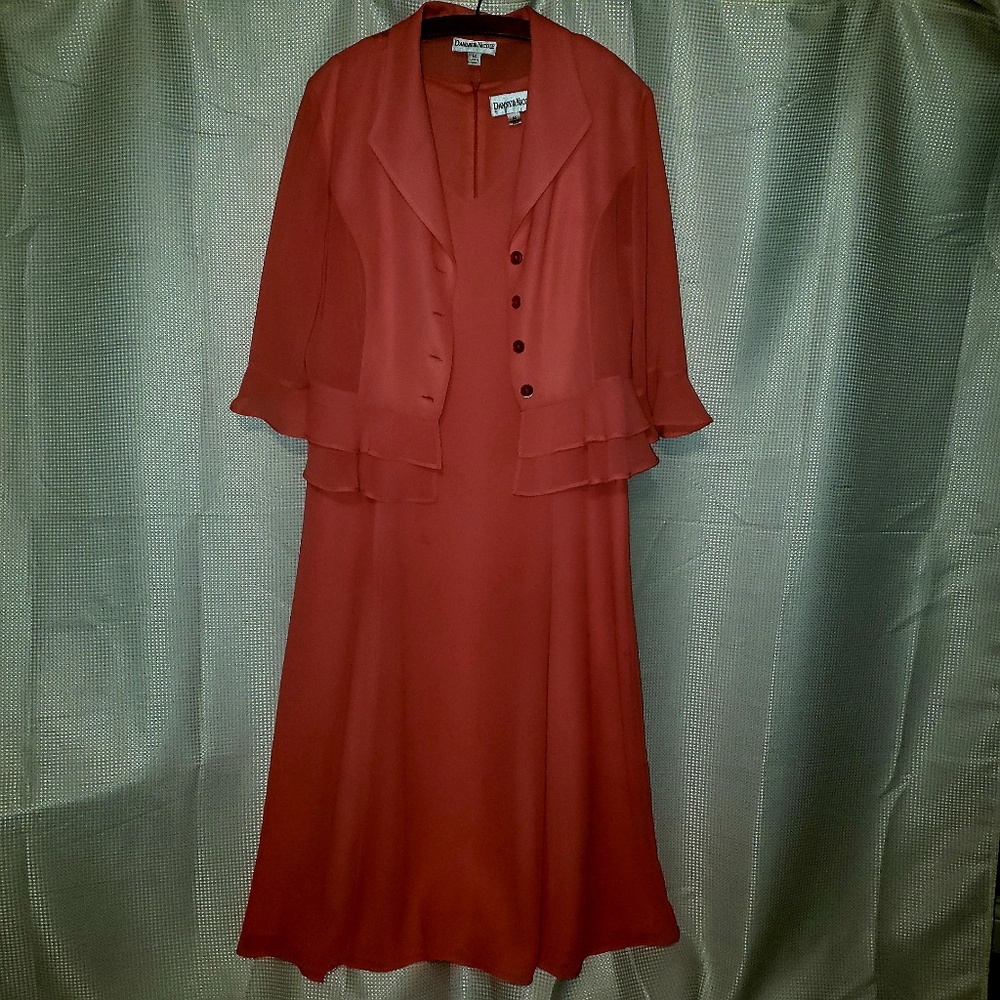 Dress with Sheer Jacket